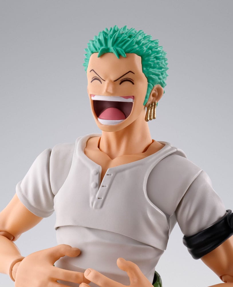 One Piece SHFiguarts Action Figure Roronoa Zoro Romance Dawn Ver. 15 cm