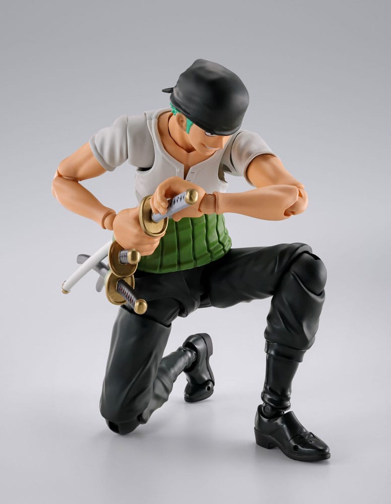 One Piece SHFiguarts Action Figure Roronoa Zoro Romance Dawn Ver. 15 cm