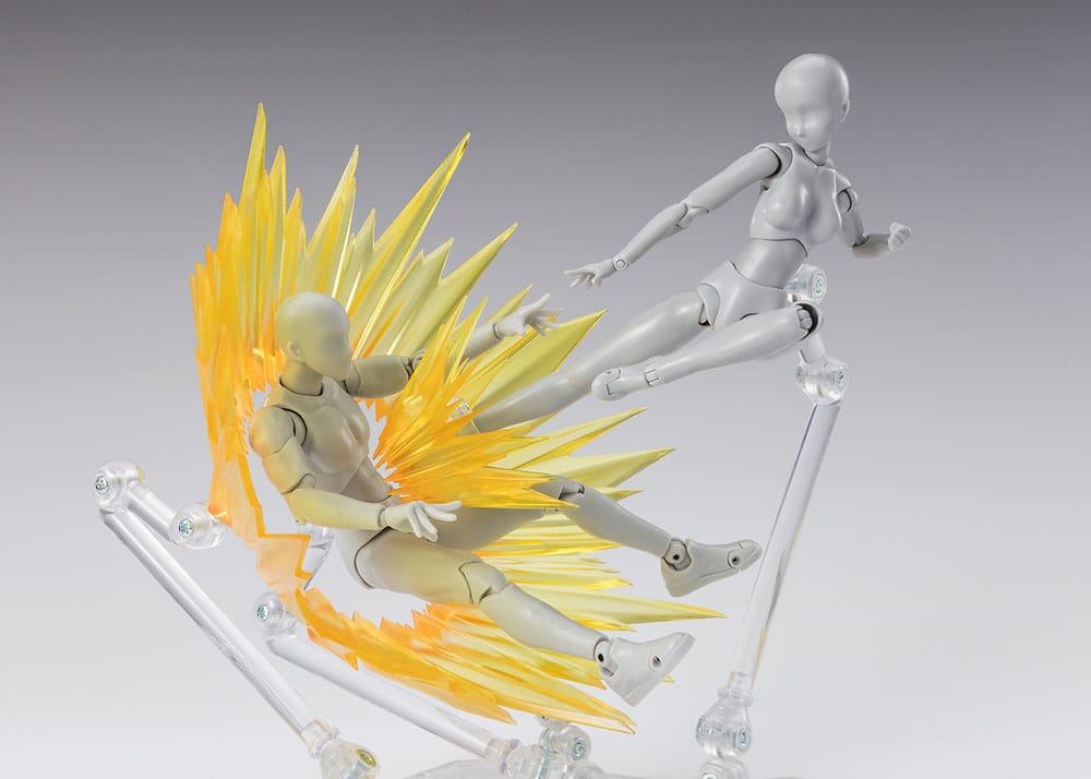 Tamashii Effect Action Figure Accessory Shock Impact Yellow Ver. for SHFiguarts