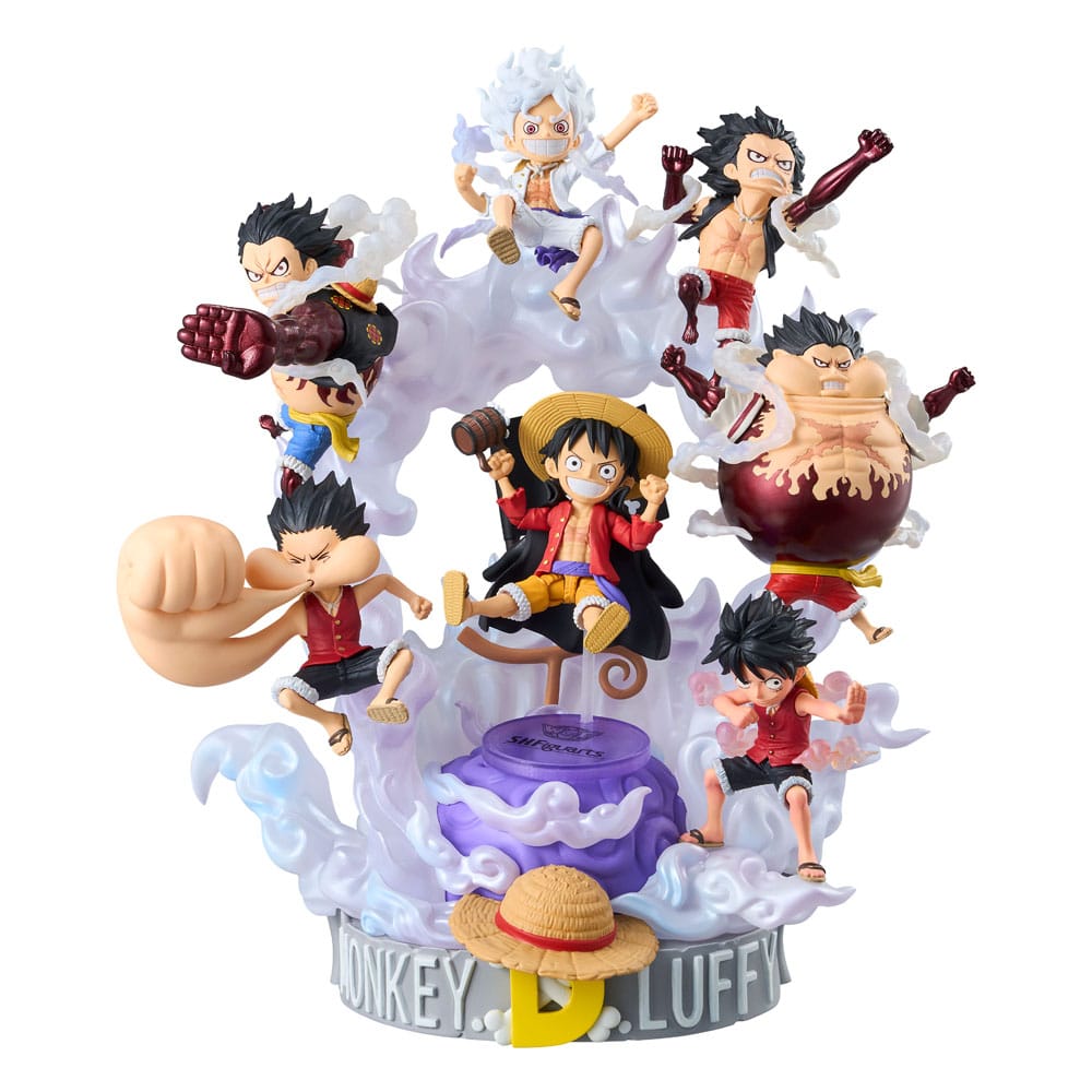 One Piece World Collactable Figures x S.H. Figuarts Action Figure Monkey D. Luffy 8 cm