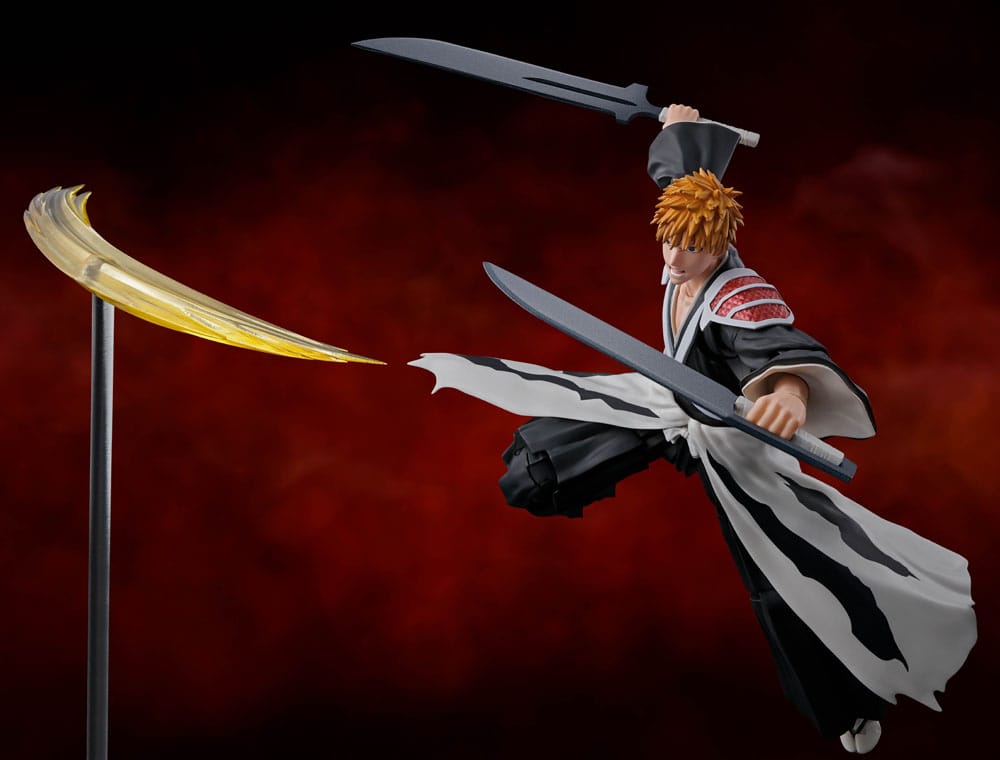 Bleach: Thousand-Year Blood War SH Figuarts Action Figure Ichigo Kurosaki Dual Zangetsu 16 cm