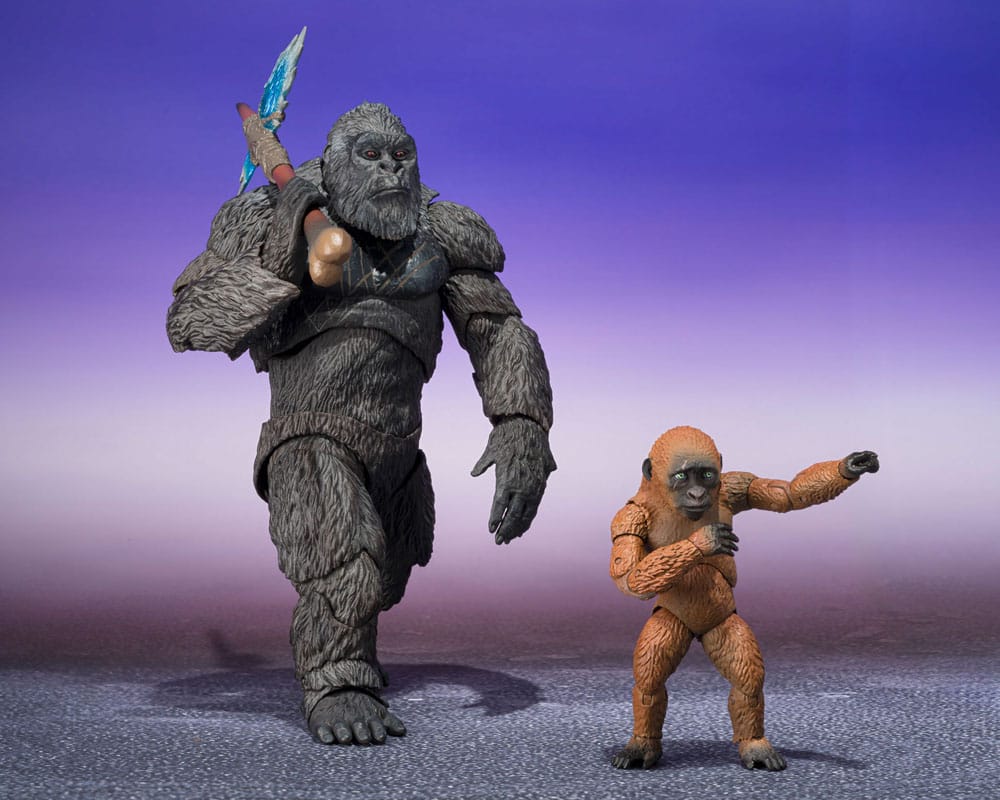 Godzilla x Kong: The New Empire SH Monster Arts Action Figures 2-Pack Suko &amp; Mothra