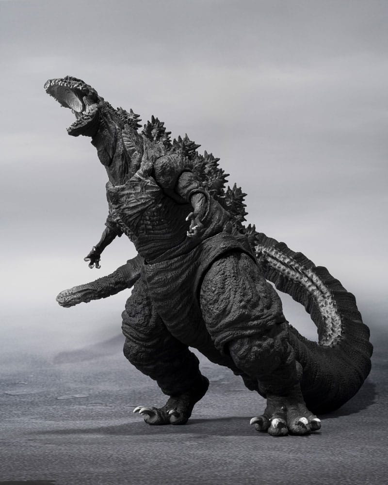 Godzilla SH MonsterArts Action Figure Godzilla (2016) The Fourth Orthochromatic Version 18 cm