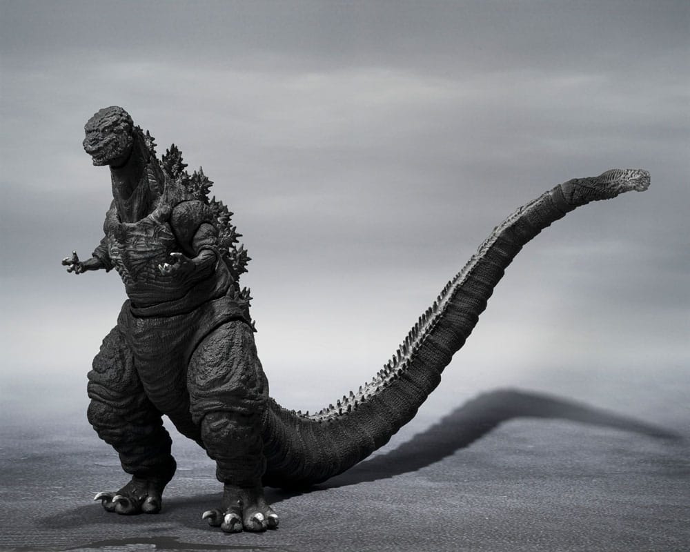 Godzilla SH MonsterArts Action Figure Godzilla (2016) The Fourth Orthochromatic Version 18 cm