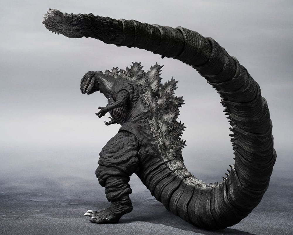 Godzilla SH MonsterArts Action Figure Godzilla (2016) The Fourth Orthochromatic Version 18 cm