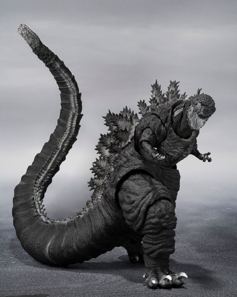 Godzilla SH MonsterArts Action Figure Godzilla (2016) The Fourth Orthochromatic Version 18 cm