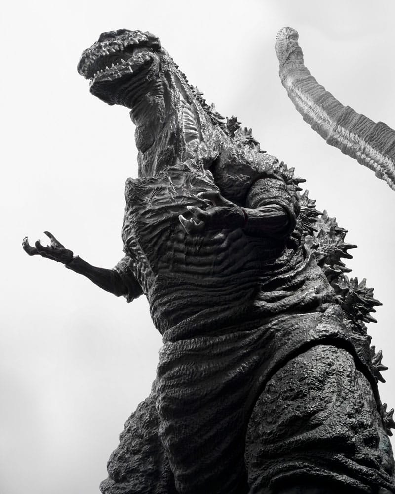 Godzilla SH MonsterArts Action Figure Godzilla (2016) The Fourth Orthochromatic Version 18 cm