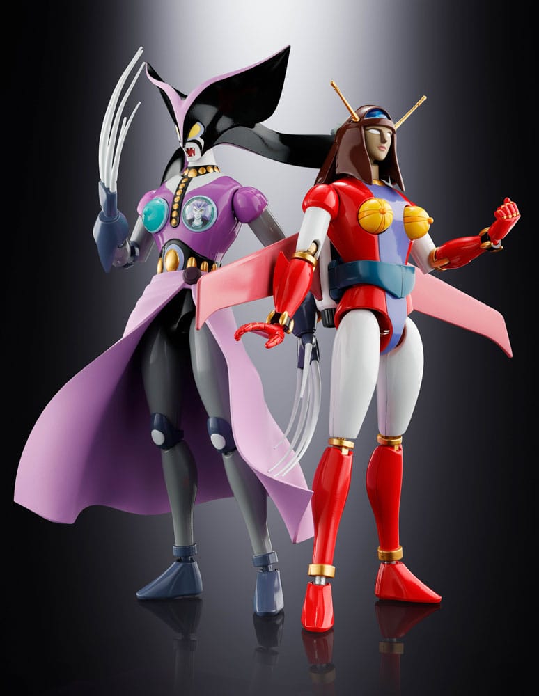 Great Mazinger Soul of Chogokin Diecast Action Figures GX-114 Janus &amp; GX-12R Venus A Set 17 cm