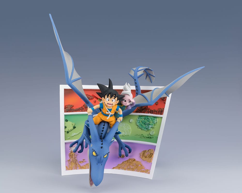 Dragon Ball Figuarts ZERO PVC Statue Son Goku (mini) & Supreme Kai (mini) Welcome to the great Adventure! 23 cm   - Damaged packaging