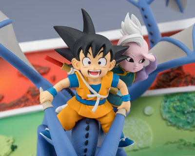 Dragon Ball Figuarts ZERO PVC Statue Son Goku (mini) & Supreme Kai (mini) Welcome to the great Adventure! 23 cm   - Severely damaged packaging