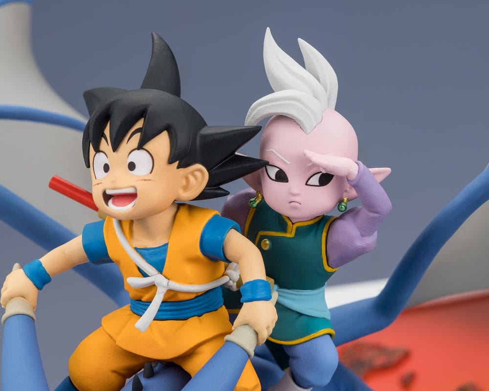 Dragon Ball Figuarts ZERO PVC Statue Son Goku (mini) & Supreme Kai (mini) Welcome to the great Adventure! 23 cm   - Severely damaged packaging