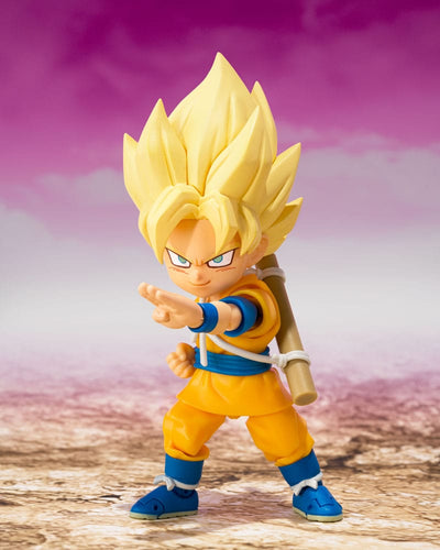 Dragon Ball S.H.Figuarts Action Figure Super Saiyan Son Goku (mini) Daima 8 cm