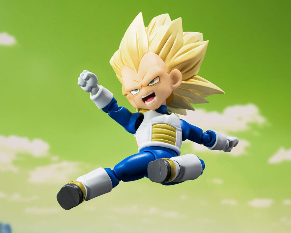 Dragon Ball S.H.Figuarts Action Figure Super Saiyan Level 3 Vegeta (mini) Daima 8 cm