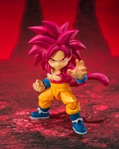 Dragon Ball Daima SHFiguarts Action FigureSuper Saiyan Level 4 Son Goku (mini) 8 cm