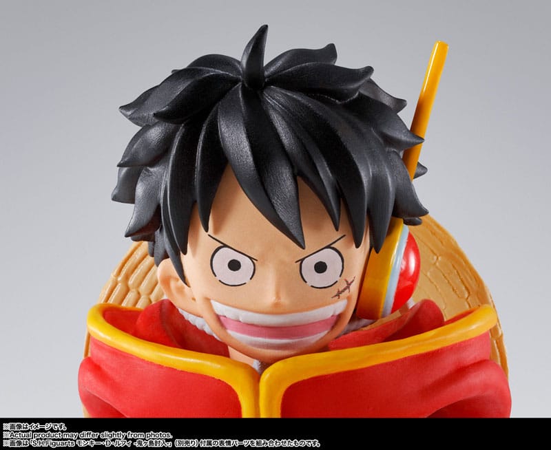 One Piece SHFiguarts Action Figure Monkey D. Luffy Future Island Egghead 15 cm