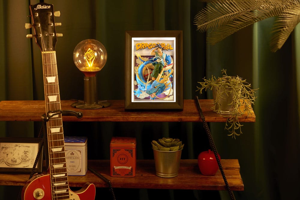 Dragon Ball Z Tamashii Art 3D Relief Picture Son Goku &amp; Dragon 27 cm