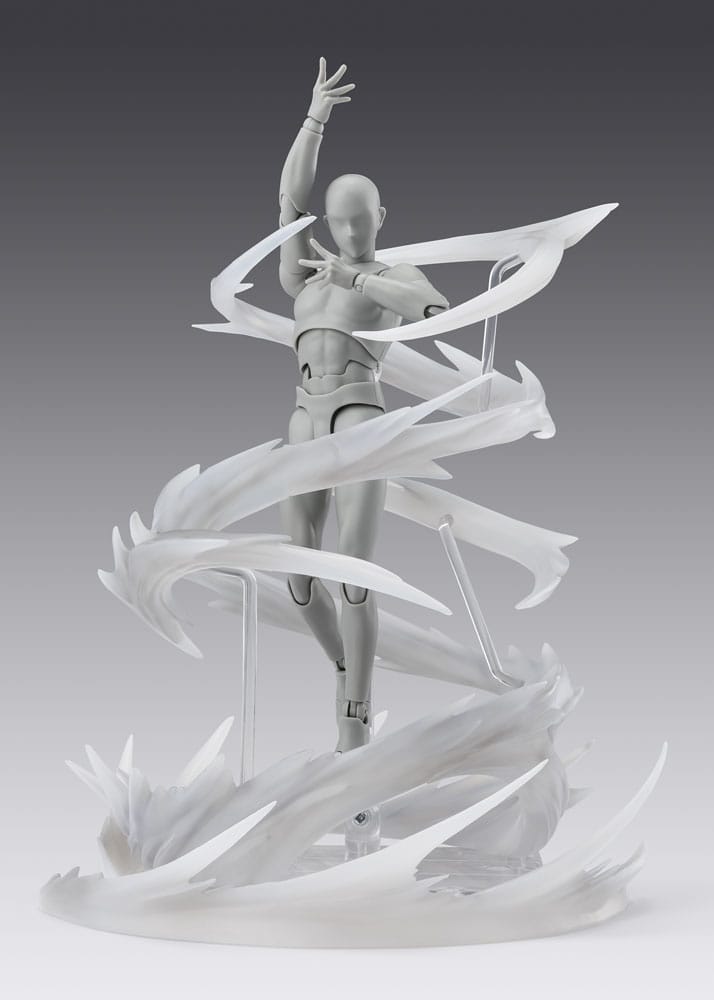 Tamashii Effect Action Figure Accessory Wind White for S.H.Figuarts   - Damaged packaging
