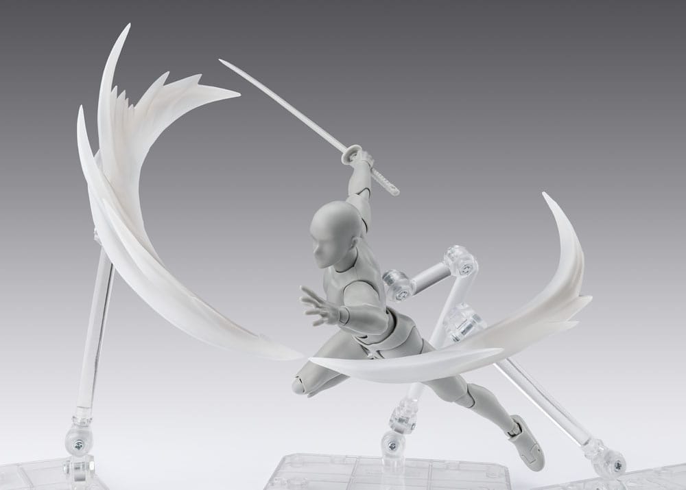 Tamashii Effect Action Figure Accessory Wind White for S.H.Figuarts   - Damaged packaging