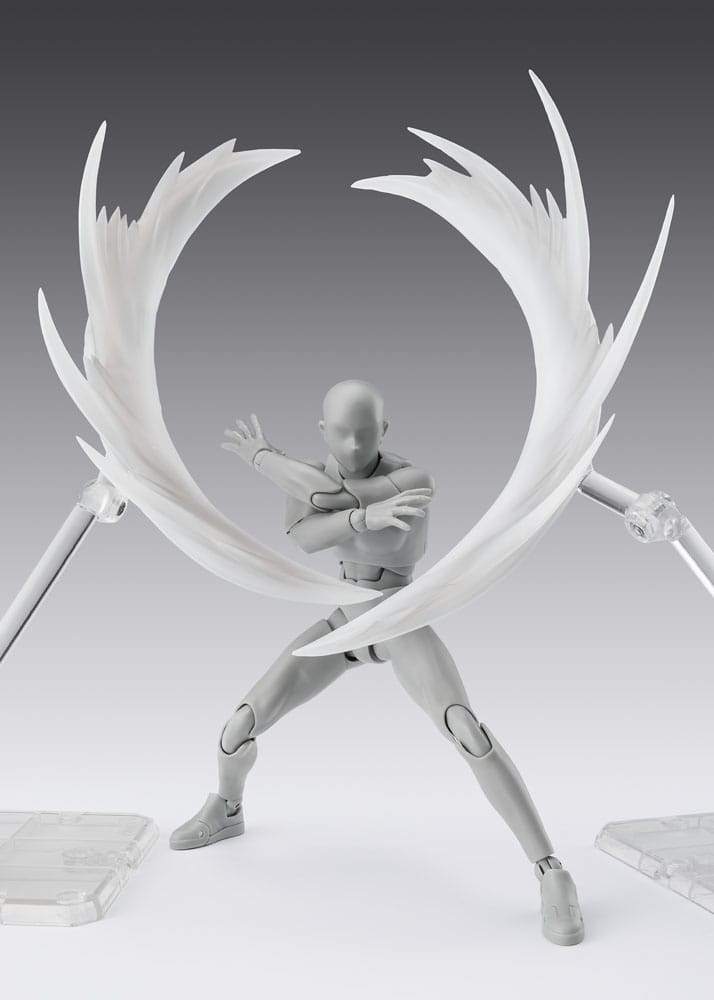 Tamashii Effect Action Figure Accessory Wind White for S.H.Figuarts   - Damaged packaging