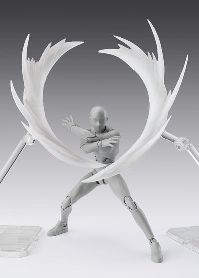 Tamashii Effect Action Figure Accessory Wind White for S.H.Figuarts   - Damaged packaging