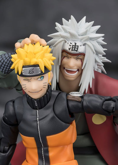 Naruto S.H.Figuarts Action Figure Jiraiya Hidden Leaf Heroic Master Sage (Sage Mode Set) 17 cm