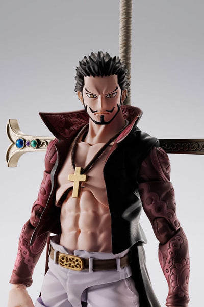 One Piece SHFiguarts Action Figure Dracule Mihawk Hawkeye 17 cm