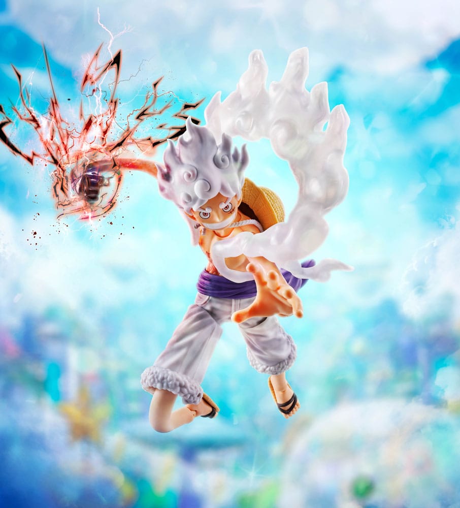 One Piece S.H.Figuarts Action Figure Monkey D. Luffy Gear 5 -Future Island Egghead- 15 cm