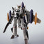 Macross 7 Hi-Metal R Action Figure VF-0S Phoenix (Roy Focker Use) &amp; QF-2200D-B Ghost Set 14 cm