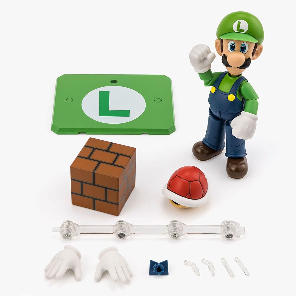 Super Mario S.H. Figuarts Action Figure Luigi 11 cm