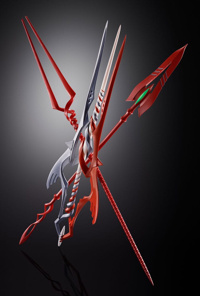 Neon Genesis Evangelion Metal Build Accessory Set 3 Spears Set for Eva 30th with the Spear Another Color - Damaged packaging