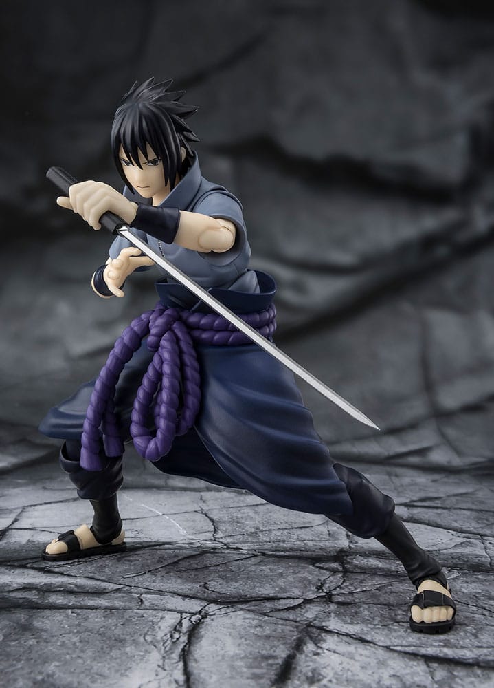 Naruto SHFiguarts Action Figure Sasuke Uchiha Solitary Shinobi 15 cm