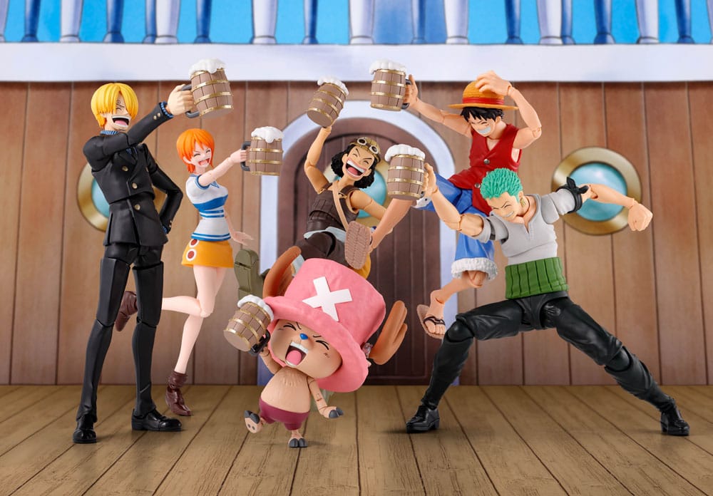 One Piece SH Figuarts Accessory Set The Straw Hat Crew Party Set