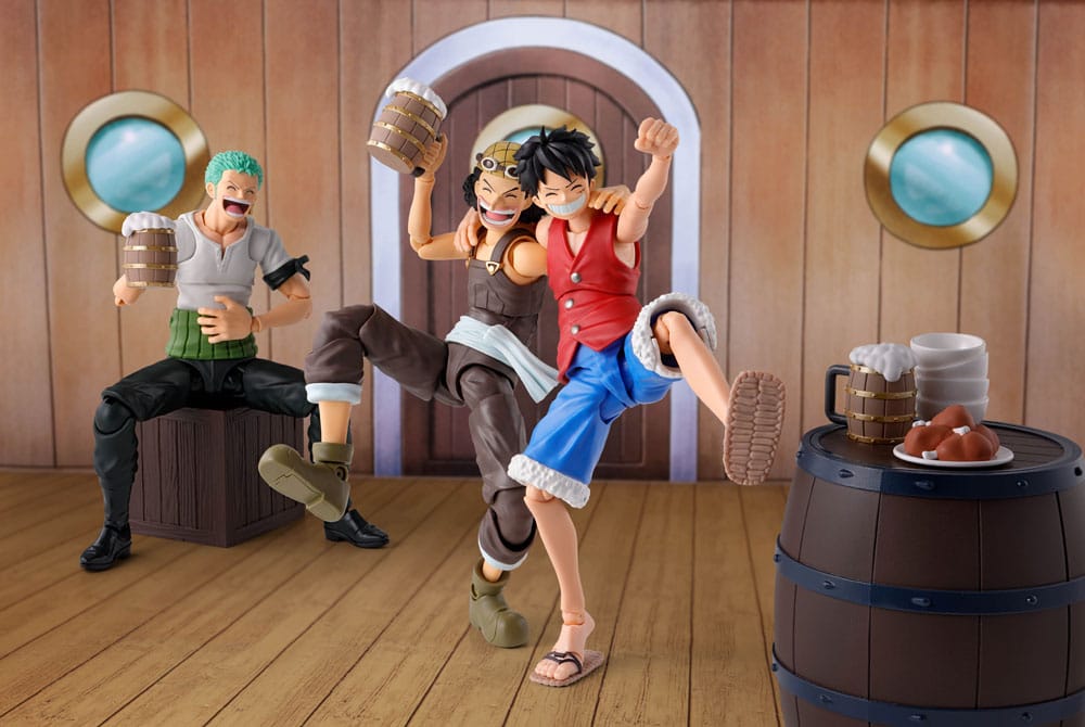 One Piece SH Figuarts Accessory Set The Straw Hat Crew Party Set
