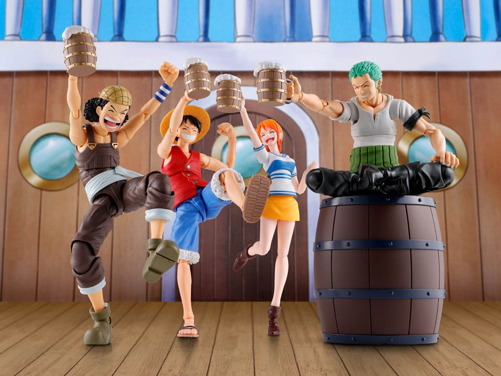 One Piece SH Figuarts Accessory Set The Straw Hat Crew Party Set