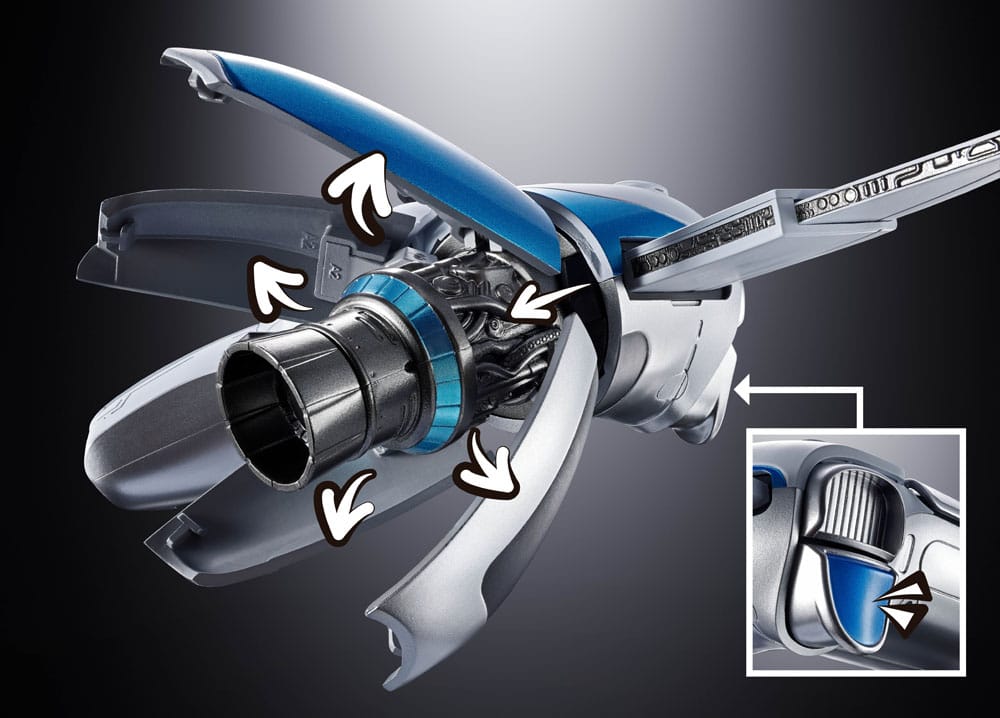 Astro Bot Chogokin Action Figure Astro Bot & Dual Speeder