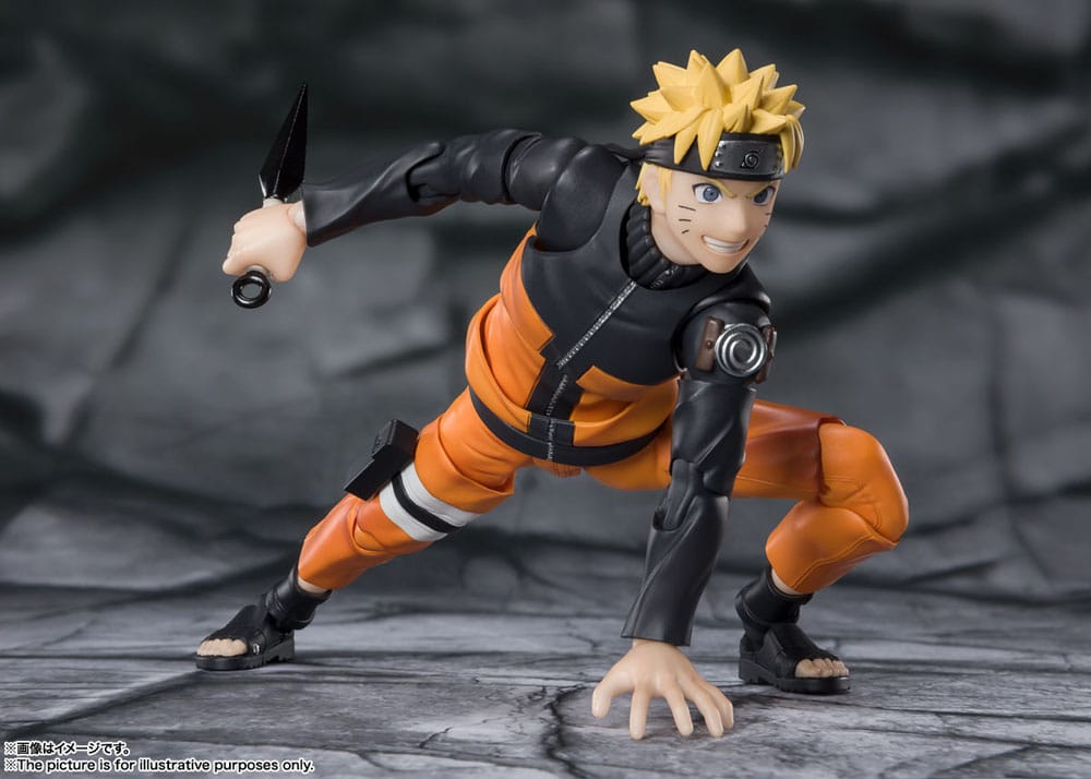 Naruto SHFiguarts Action Figure Naruto Uzomaki The Jinchuriki entrusted with Hope 15 cm