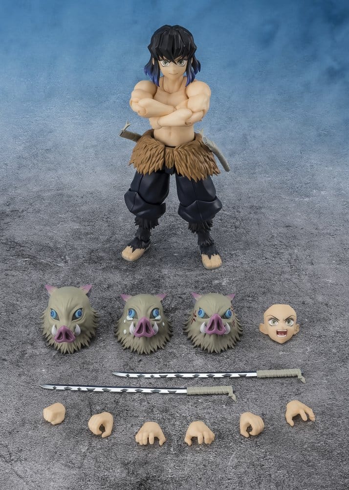 Demon Slayer: Kimetsu no Yaiba S.H. Figuarts Action Figure Inosuke Hashibira 14 cm