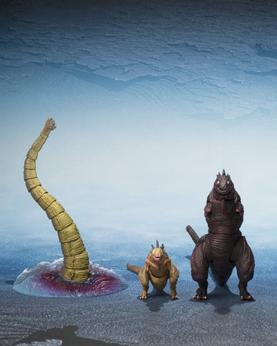 Godzilla 2016 S.H.MonsterArts Action Figures 3-Pack The Second Form, Thrid Form, Giant Unidentified Creature Set