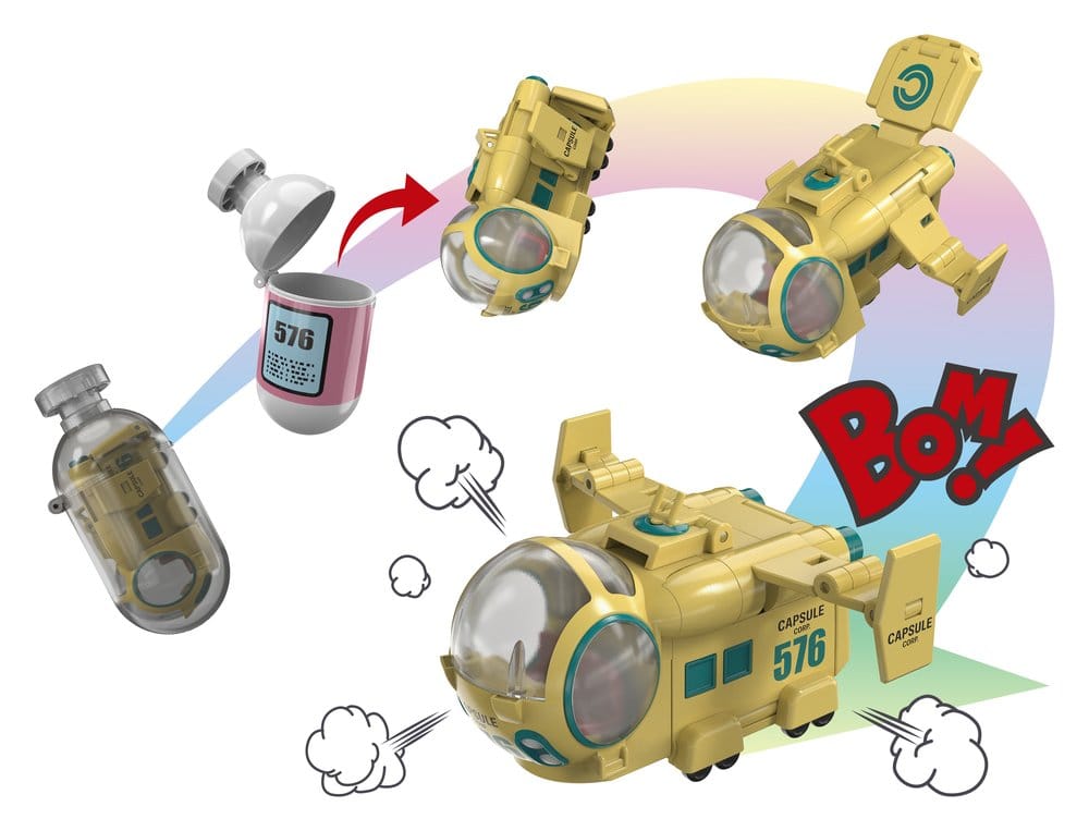Dragon Ball Z Changearts Action Figure Hoi-Poi Capsule No. 576 Bulma's Airplane 8 cm