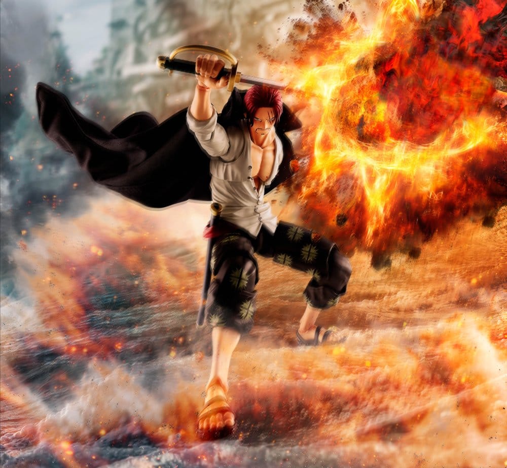 One Piece S.H.Figuarts Action Figure Shanks -Marineford- 17 cm