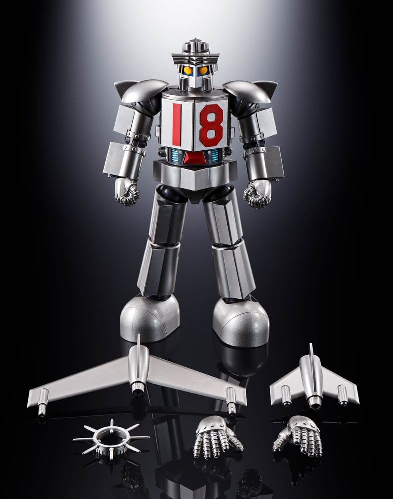 Daitetsujin 17 Soul of Chogokin Diecast Action Figure GX-101S Daitetsujin 17 & 18 Graviton Box 18 cm