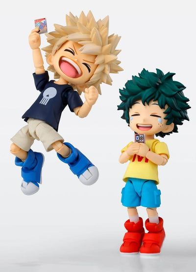 My Hero Academia S.H.Figuarts Action Figure Izuku Midoriya & Katsuki Bakugo -Childhood Set- 9 cm