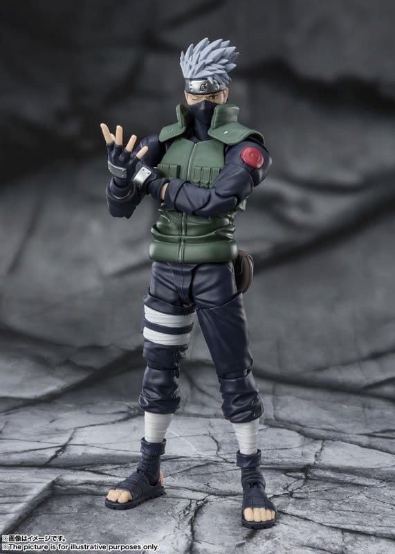 Naruto S.H.Figuarts Action Figure Kakashi Hatake -The famed Sharingan Hero- 16 cm