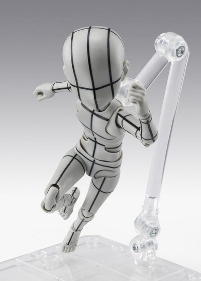 S.H.Figuarts Action Figure Body-Kun -Ken Sugimori- Edition -Wireframe- (Gray Color Ver.) 13 cm