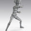 S.H.Figuarts Action Figure Body-Kun -Ken Sugimori- Edition -Wireframe- (Gray Color Ver.) 13 cm