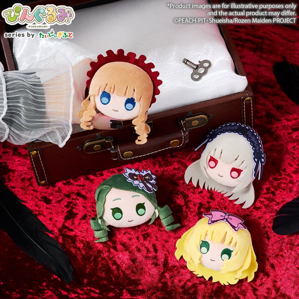 Rozen Maiden Pingurumi Pin Vol.1 Suigintou 8 cm