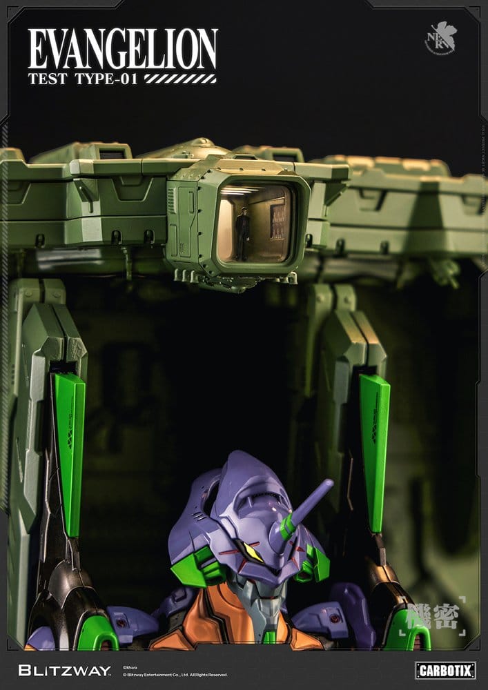 Evangelion Carbotix Action Figure Evangelion Unit-01 Test Type (DX Ver.) 33 cm