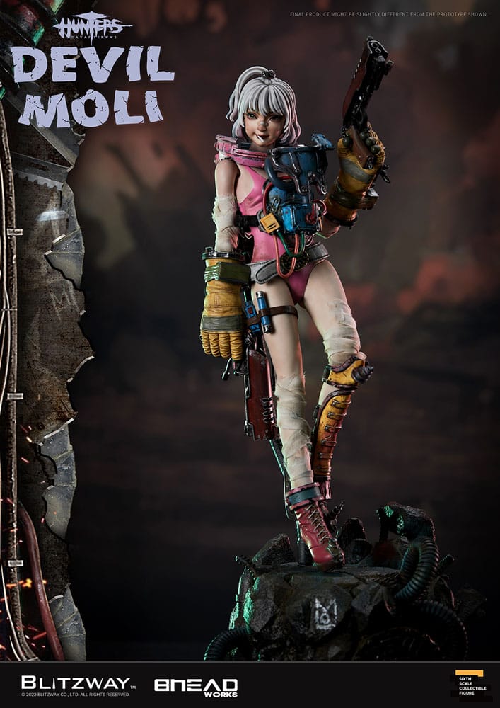 Hunters: Day After WWIII Action Figure 1/6 Devil Moli 44 cm