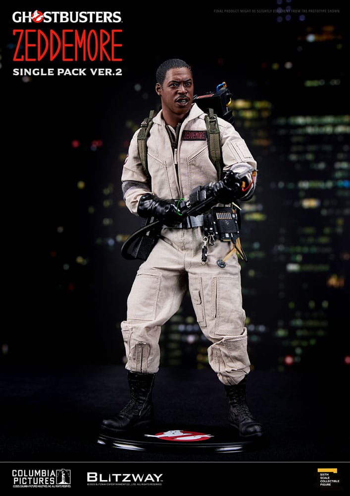 Ghostbusters Premium UMS Action Figure 1/6 Winston Zeddemore Ver. 2 31 cm