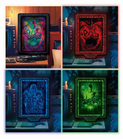 Stranger Things Metamorphic Art Collection Jigsaw Puzzle with Light-Up Effect The Upside (520 pieces)
